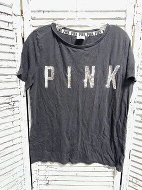 Victoria's Secret Pink Sequin Shirt Size Medium